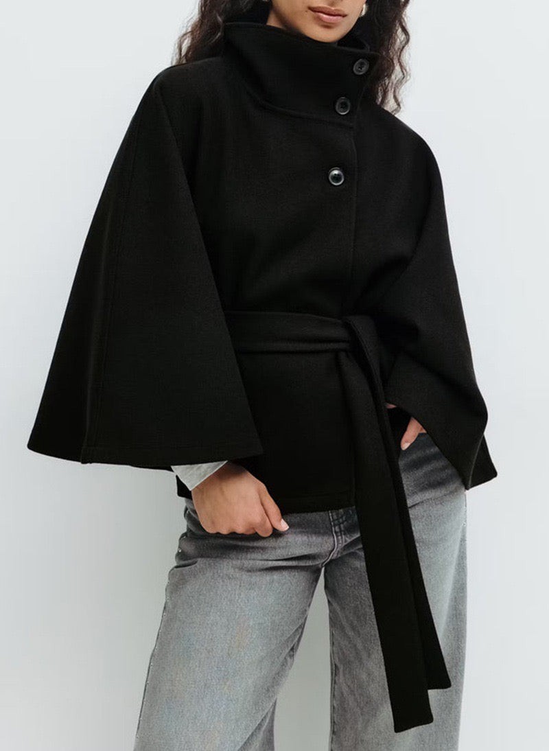 Velisia - Belt cape jacket