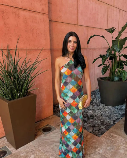 Velisia - Halter Mermaid Dress