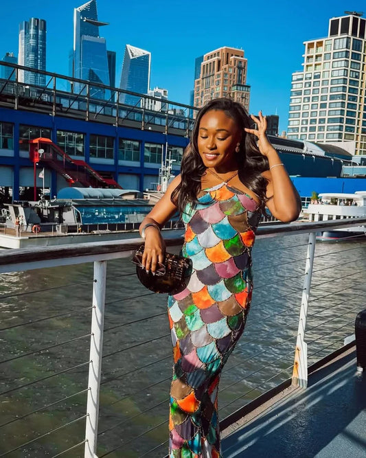 Velisia - Halter Mermaid Dress