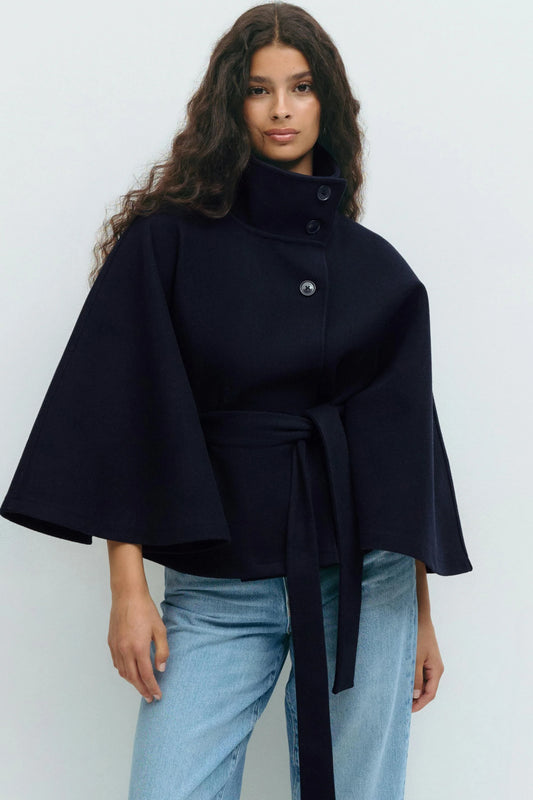 Velisia - Belt cape jacket